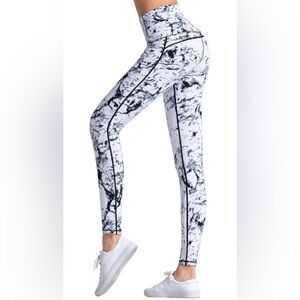 Dragon Fit Marble Print Women's Leggings